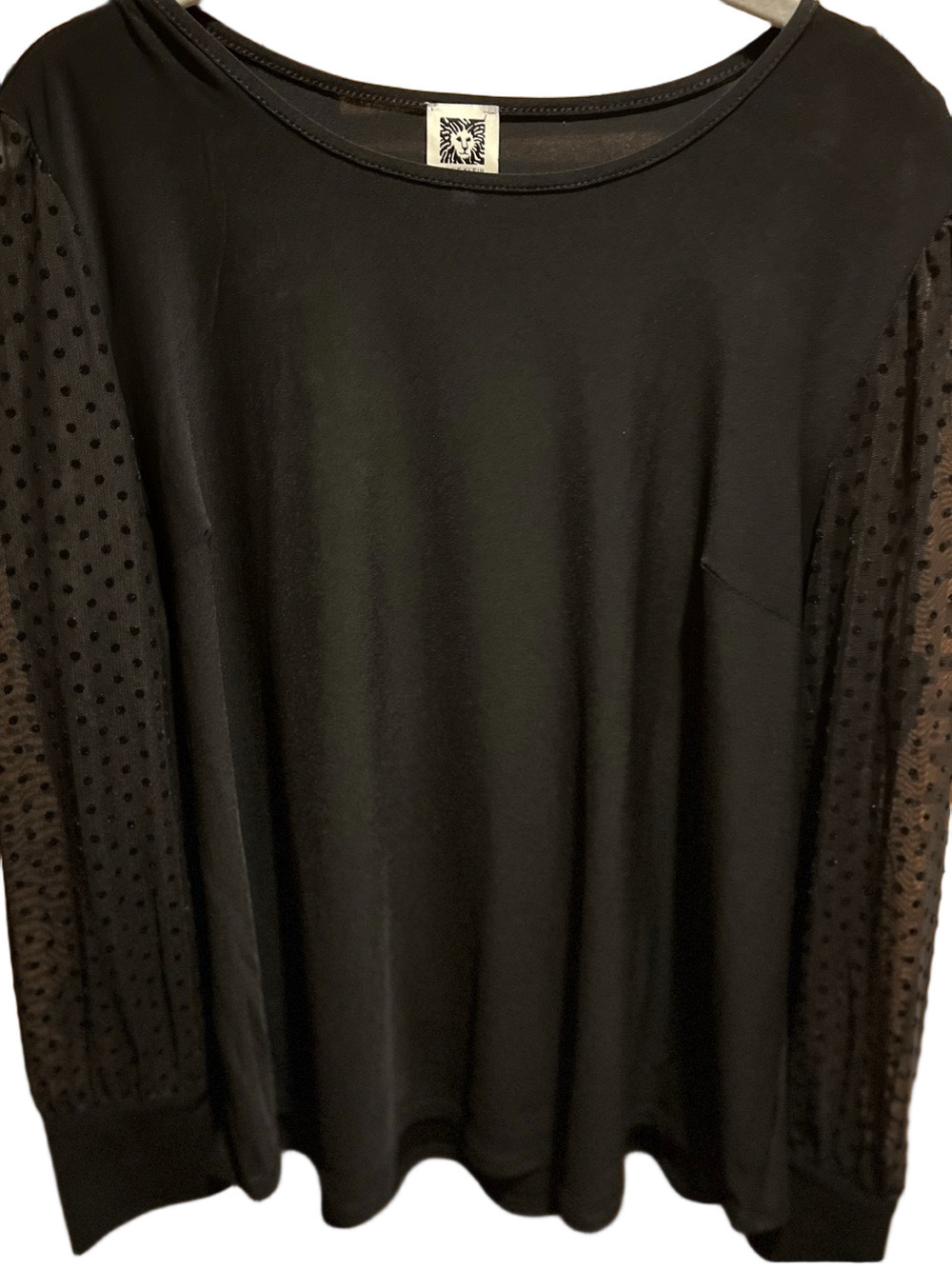 214. WOMENS ANNE KLEIN XL DETAIL TOP